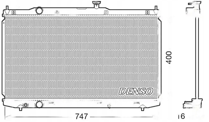 фото №1, Радіаторів води drm40039 denso