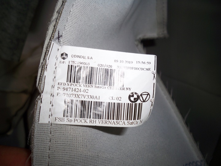 фото №8, Сидіння переднє перед обшивка шкіра mini cooper f54 f60 sport м-пакет