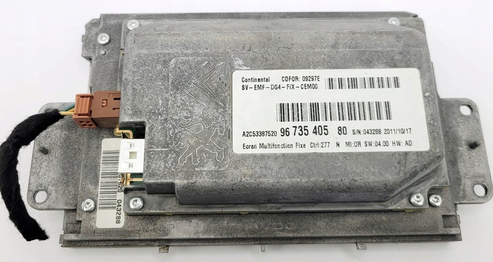 фото №5, Citroen c5 iii x7ekran дисплей навігації ng4 9673540580 пошкоджений