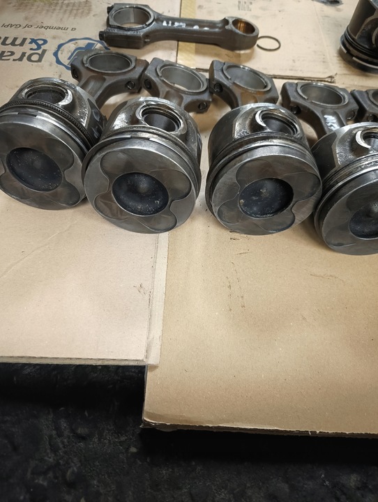 фото №6, Bmw e60 e61 поршень mahle 84l93 шатун 564 двигуна m57 2.5d 177km 256d2