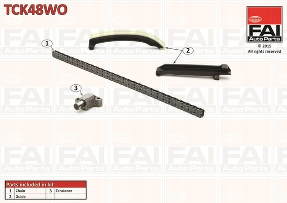 фото №2, Tck48wo fai набор цепи распределительный вал smart