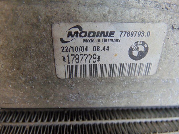 фото №14, Комплект радіатор pas підсилювач bmw x3 e83 2.0 d