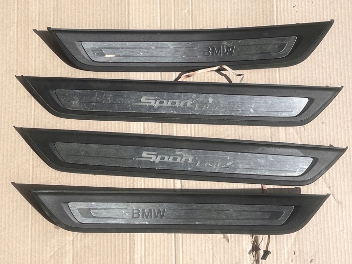 фото №9, Bmw g30 g31 планки накладки пороговые bmw sport line подсвечиваемый 7405774