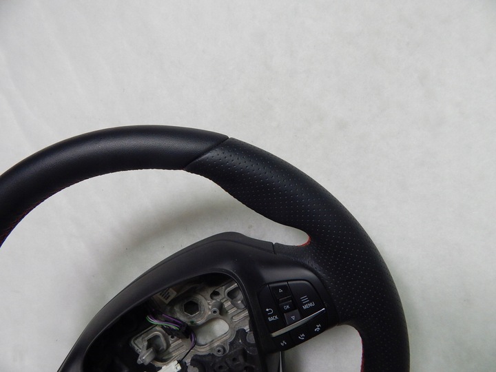 фото №6, Ford focus mk4 iv st line - кермо шкіра червона nić оригінал гарна