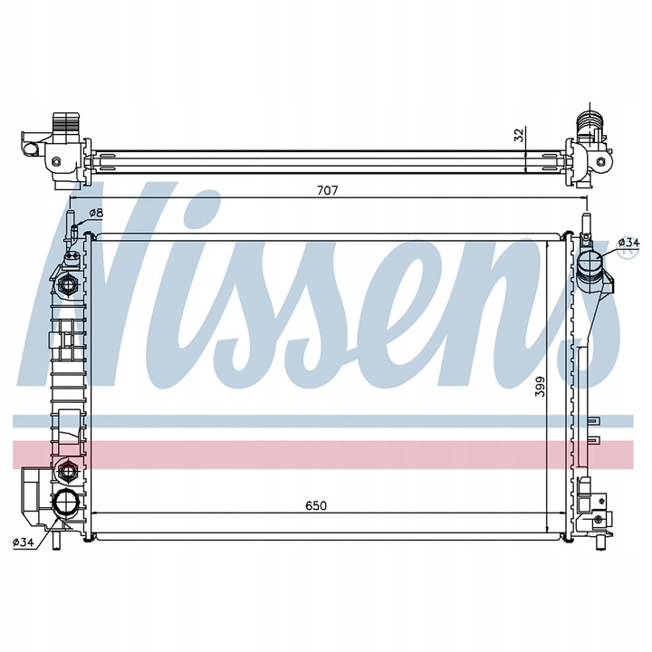 фото №8, Nissens 63023a радіаторів, система охолодження двигуна