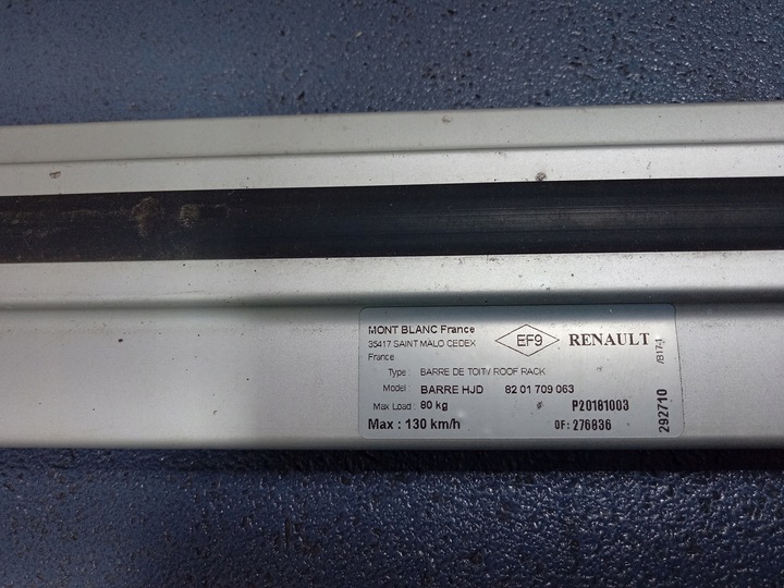 фото №7, Dacia duster ii рейлінги поперечини багажник