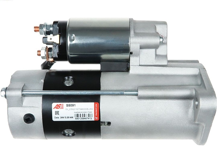 фото №9, Стартер 24v 3.2kw s5091 caterpillar