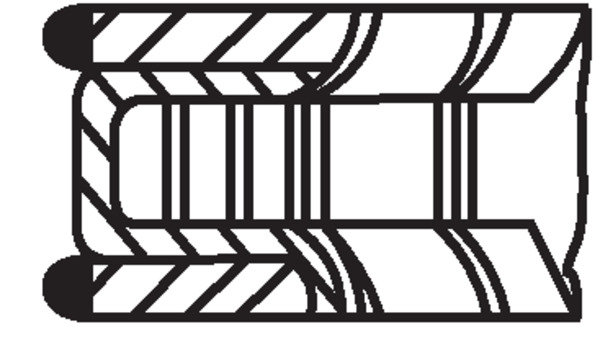 фото №1, Кольца поршневые opel zafira 00- mahle 012 02 n1