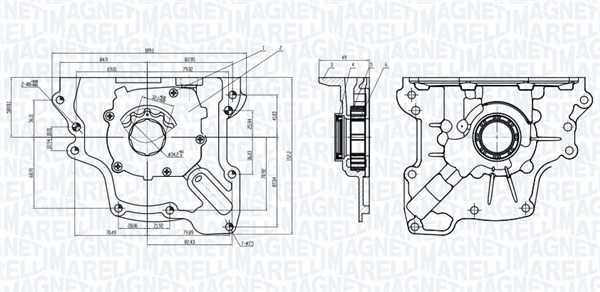 фото №1, Магнит marelli насос масла vw golf 1,4/1,6 16v
