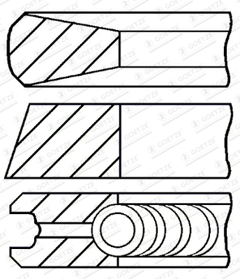 фото №1, 08-421606-00_a кольца поршневые peugeot 3.0hdi
