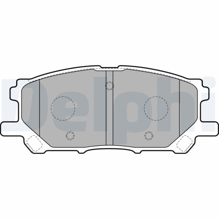 DELPHI PLAQUETTES FREIN LEXUS RX300 RX350 RX400H adt342153