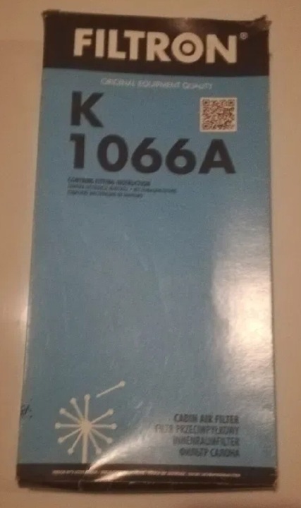 ФІЛЬТР САЛОНУ ФІЛЬТРON K 1066A