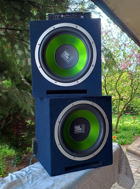 САБВУФЕР ПІДСИЛЮВАЧ RAVELAND 500W GREEN FORCE