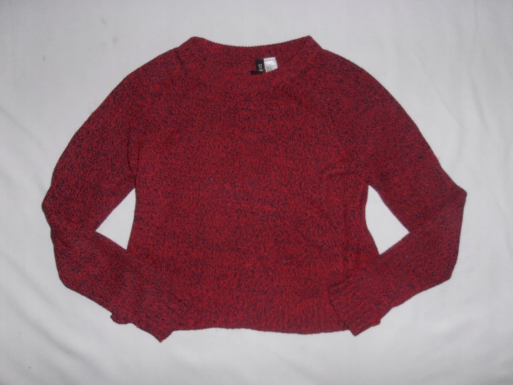 H&M sweter burgundowy 34/ 36 b4 8481510981 Odzież Damska Swetry QY
