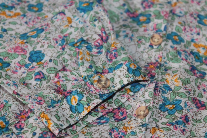 Zara Bluzka koszula kwiatuszki ochra 86, 12-18m 9904516467 Dziecięce Odzież QY YAMGQY-7