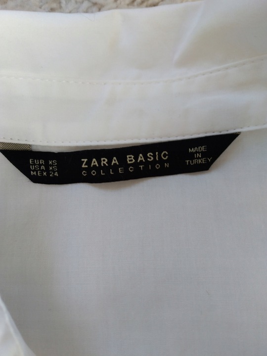 Bluzka koszula biała ZARA XS akademia komunia 7925224068 Dziecięce Odzież HB RGFDHB-9