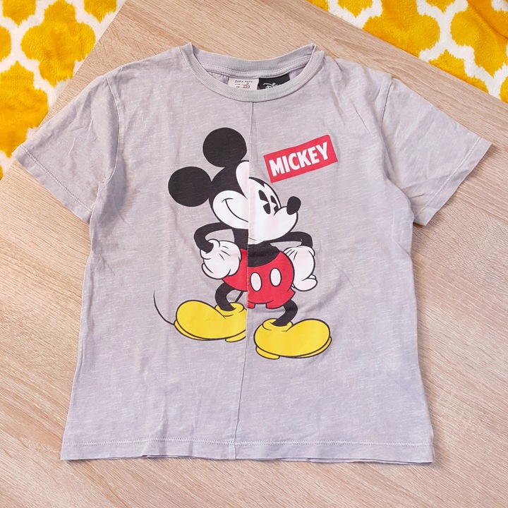 ZARA bluzka z Myszką Mickey vintage 5 lat 110 9929476365 Dziecięce Odzież TI KJHITI-1