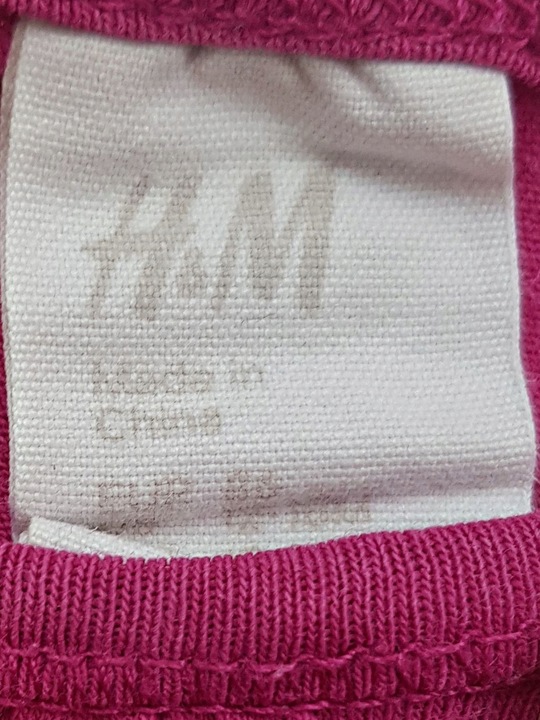 Bluzka z długim rękawem, H&M, RÓżowy, 86 9187239156 Dziecięce Odzież KP FMEHKP-3