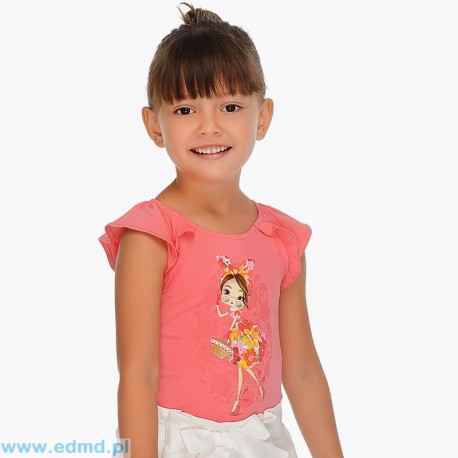 Koszulka bluzka dziewczynka Mayoral 3017 -32 r.122 9211080165 Dziecięce Odzież WP UUQSWP-4