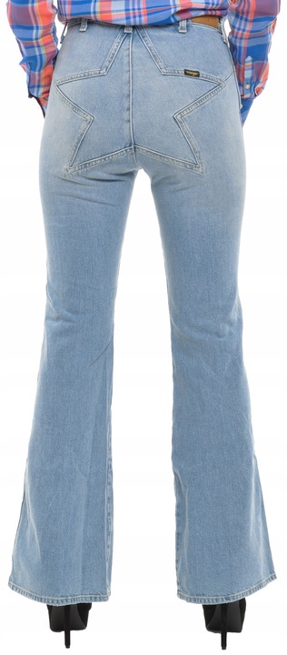 WRANGLER spodnie jeans RETRO STAR FLARE W28 L30 8926580872 Odzież Damska Jeansy SI AQTUSI-9