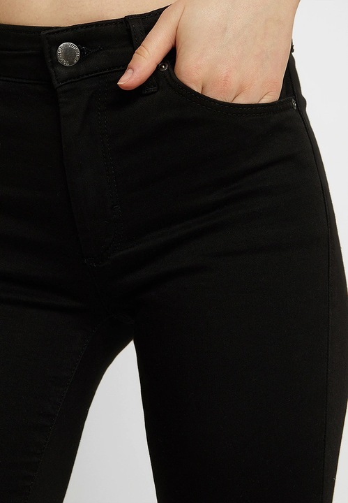 FA31 Topshop - jeansy SKINNY- czarne - 25/32 9734242720 Odzież Damska Jeansy NZ UVLWNZ-7
