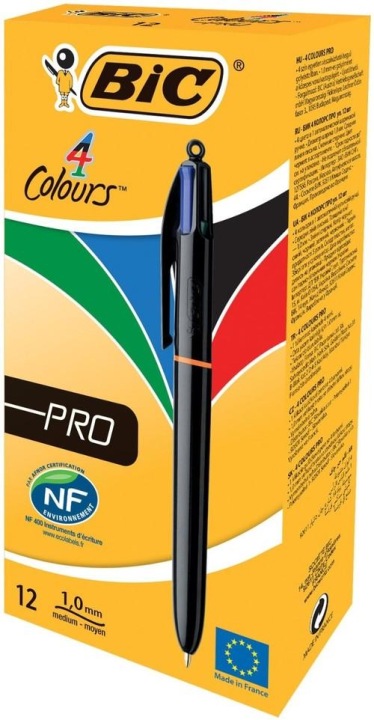 BIC 4 кольори ORIGINAL PRO ручка автоматична 4 колір шкільний офісний 4 в 1 — фото 3