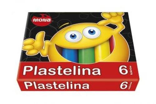MONA пластилін шкільна на малювання 6 кольорів