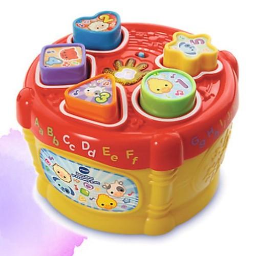 VTECH барабанчик розвивальний BAM BAM у форми грам коробка для конструктора сортер (виставковий) — фото 2