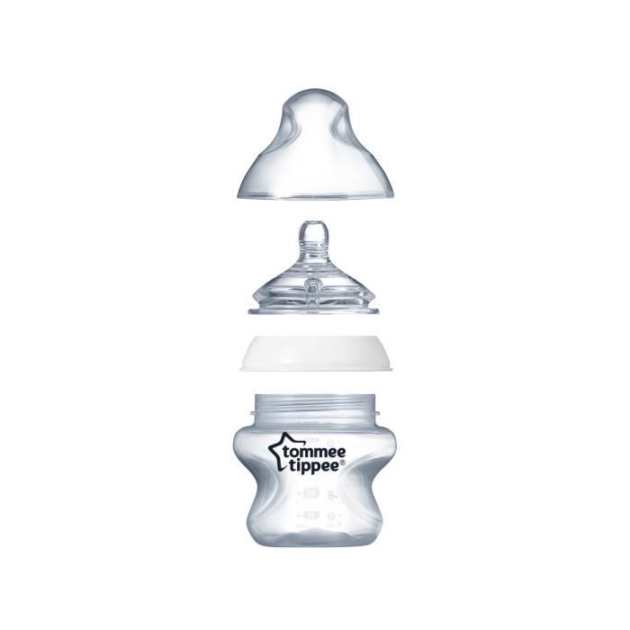 2 шт. Соска для пляшки Tommee Tippee 3 міс.+ з середнім потоком — фото 3