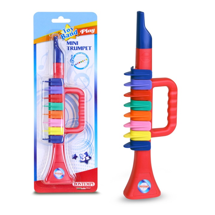Bontempi 32 2732 8-Key Trumpet в Блістер Pack Різнокольоровий Мініатюрний — фото 4