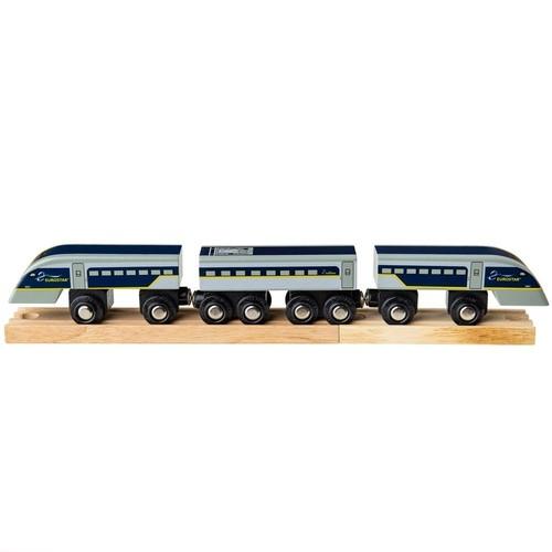 Bigjigs Rail Швидкий Eurostar E320 + 3 рейки
