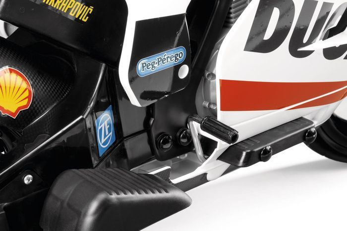 Мотоцикл на акумуляторі 12 В PEG PEREGO DUCATI DESMOSEDICI GP ліцензія — фото 5