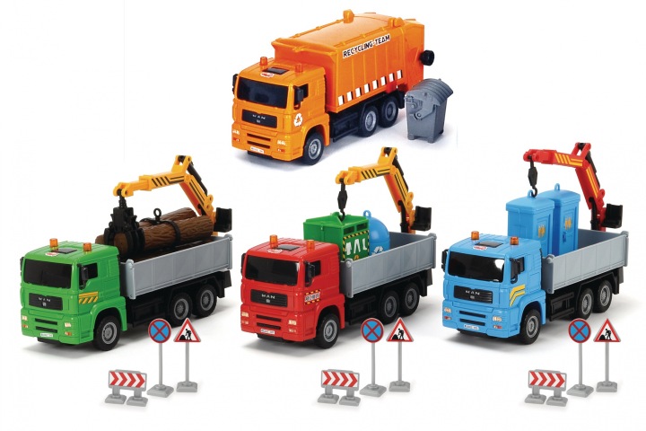 Іграшка вантажівка MAN сміттєвоз Simba Dickie Toys Heavy City Truck — фото 2