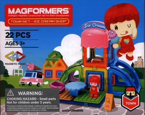 MAGFORMERS TOWN набір - магазин морозива 22 ел.