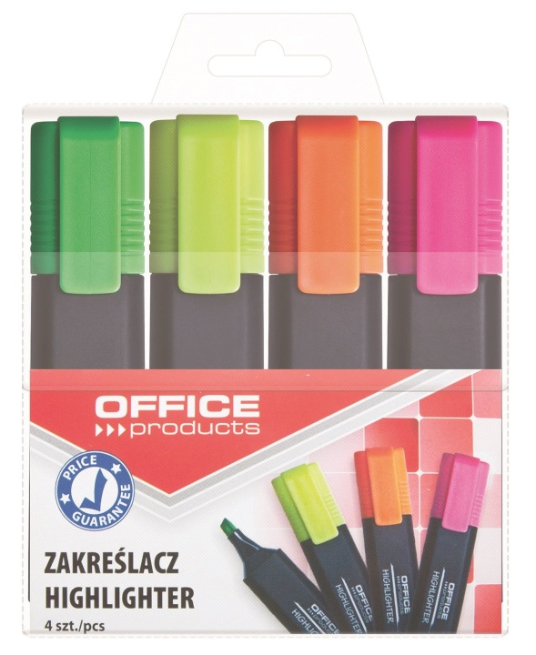 Текстові маркери OFFICE PRODUCT набір 4 кольори