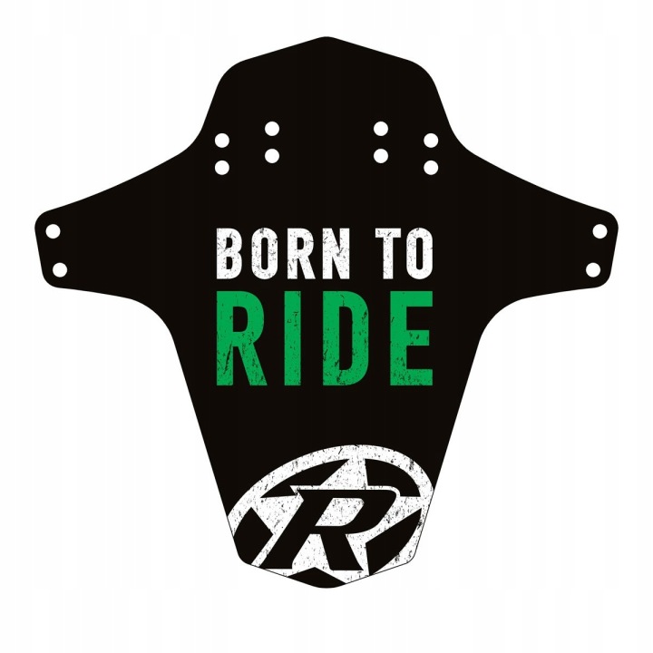REVERSE Mudfender Born to Ride (Чорний/Неоново-зелений)