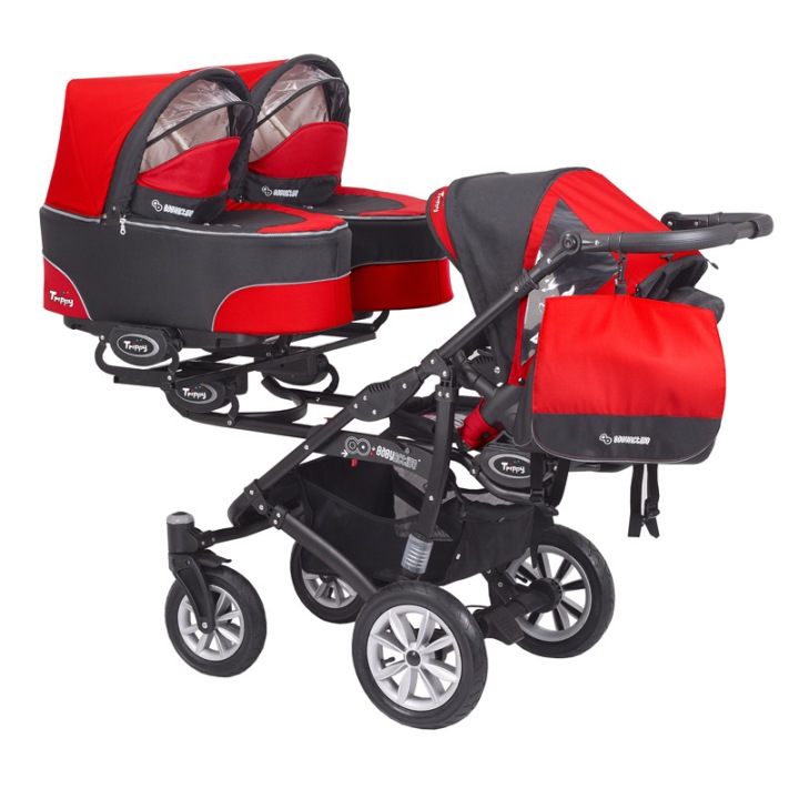 BABYACTIVE TRIPPY PREMIUM візок для трійні 3 в 1 — фото 5
