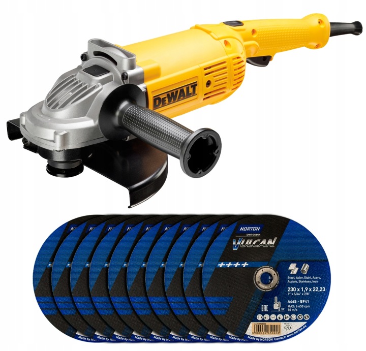 Bruska DeWALT DWE492 230 mm 2200 W 10 Ks Norton
