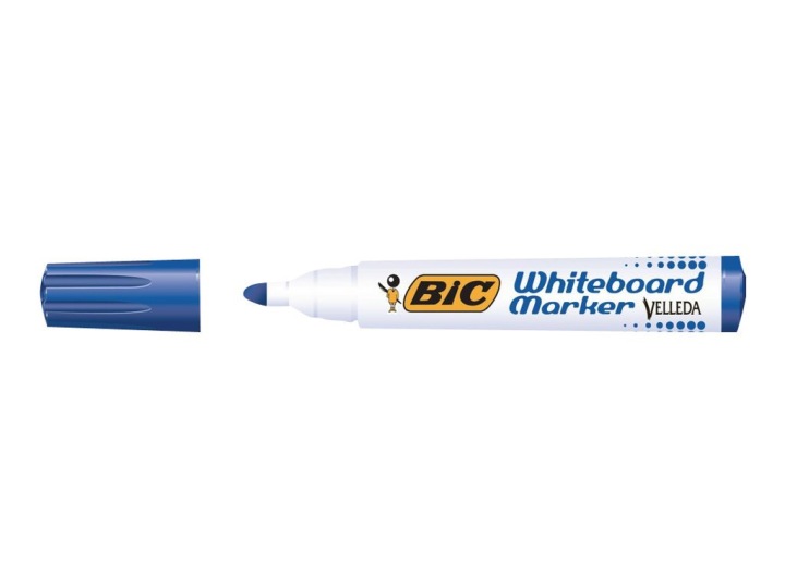 Маркер сухостиральний круглий BIC VELLEDA синій