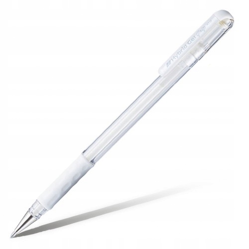 Ручка гелева HYBRID GEL K118 білий PENTEL — фото 4