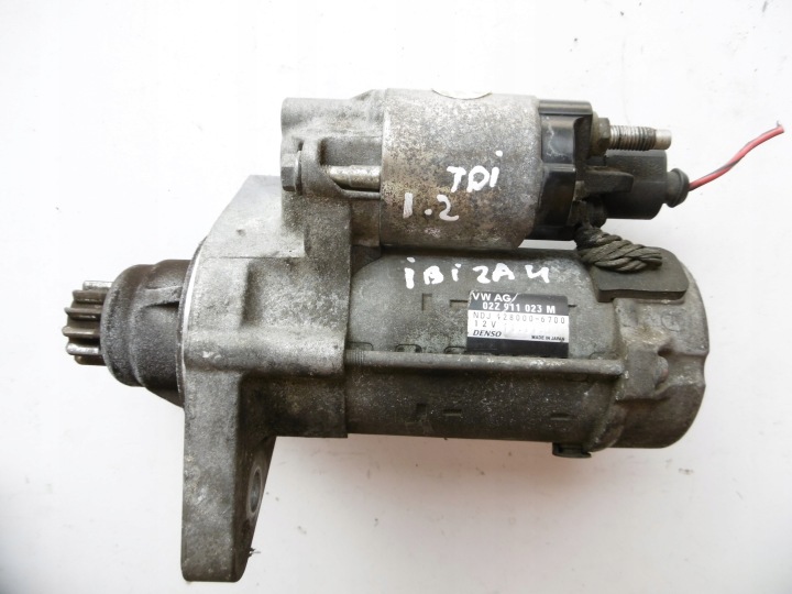 Moteur du démarreur 1.2 TDI SEAT POLO FABIA 02Z911023M