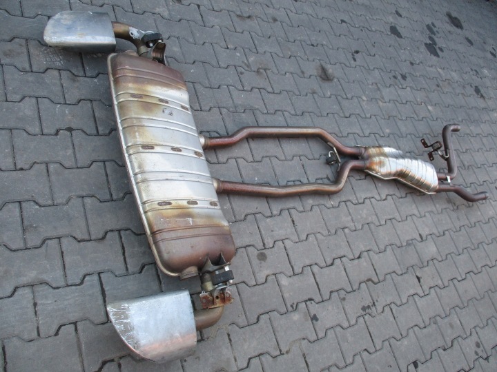 Marmitta sistema scarico completo auto usato VW TOUAREG 7P0 LIFT TDI 7P6253611G