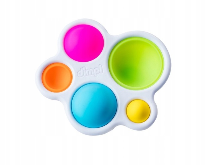 Бульбашки Dimpl Брелок Simpl Dimpl Fat Brain Toys Антистрес — фото 11