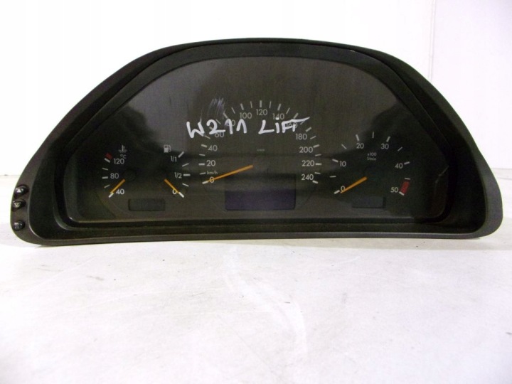 Mercedes W210 lift quadro strumenti TACHIMETRO contagiri OROLOGIO