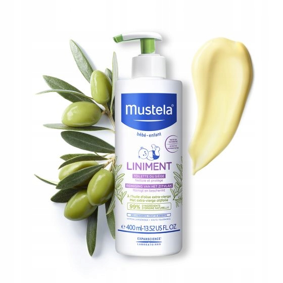 MUSTELA Лінімент для очищення ділянок під підгузком 400 мл — фото 2