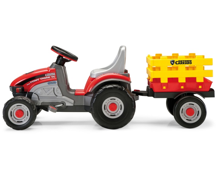Трактор на педалях дитячий Peg Perego червоний — фото 2