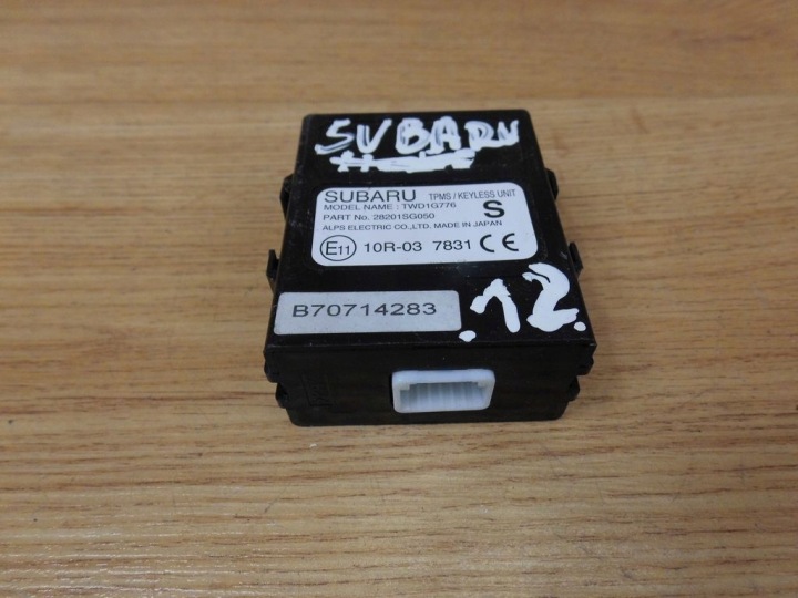 Subaru Forester IV SJ 2017 module of pressure w kolach kluczyka TPMS