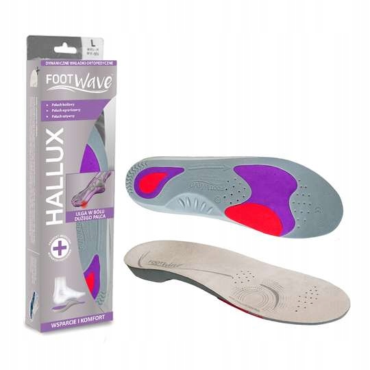 FOOTWAVE Устілки ортопедичні paluch вальгусний HALLUX L 44-45