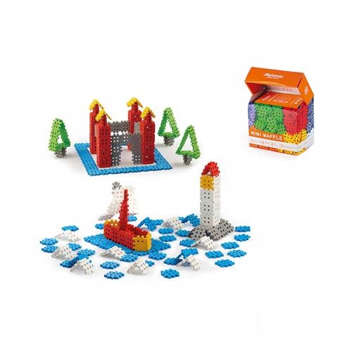 MARIOINEX MINI WAFFLE стандарт м'який еластичний конструктор 300 ел. 3 роки+ — фото 5
