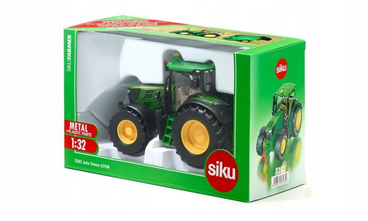 Трактор Siku металевий зелений John Deere (вживаний) — фото 6